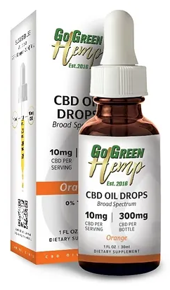 CBD Oil Orange Tinctures 300mg - 2040mg