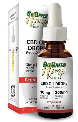 CBD Oil Peppermint Tinctures 300mg - 2040mg