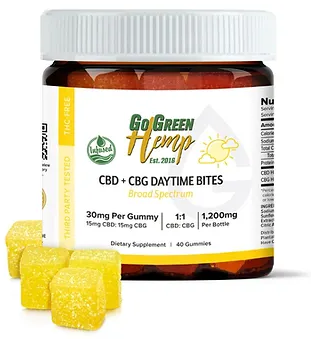 CBG + CBD Infused Daytime Bites 1200mg